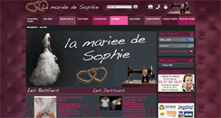 Desktop Screenshot of lamarieedesophie.com